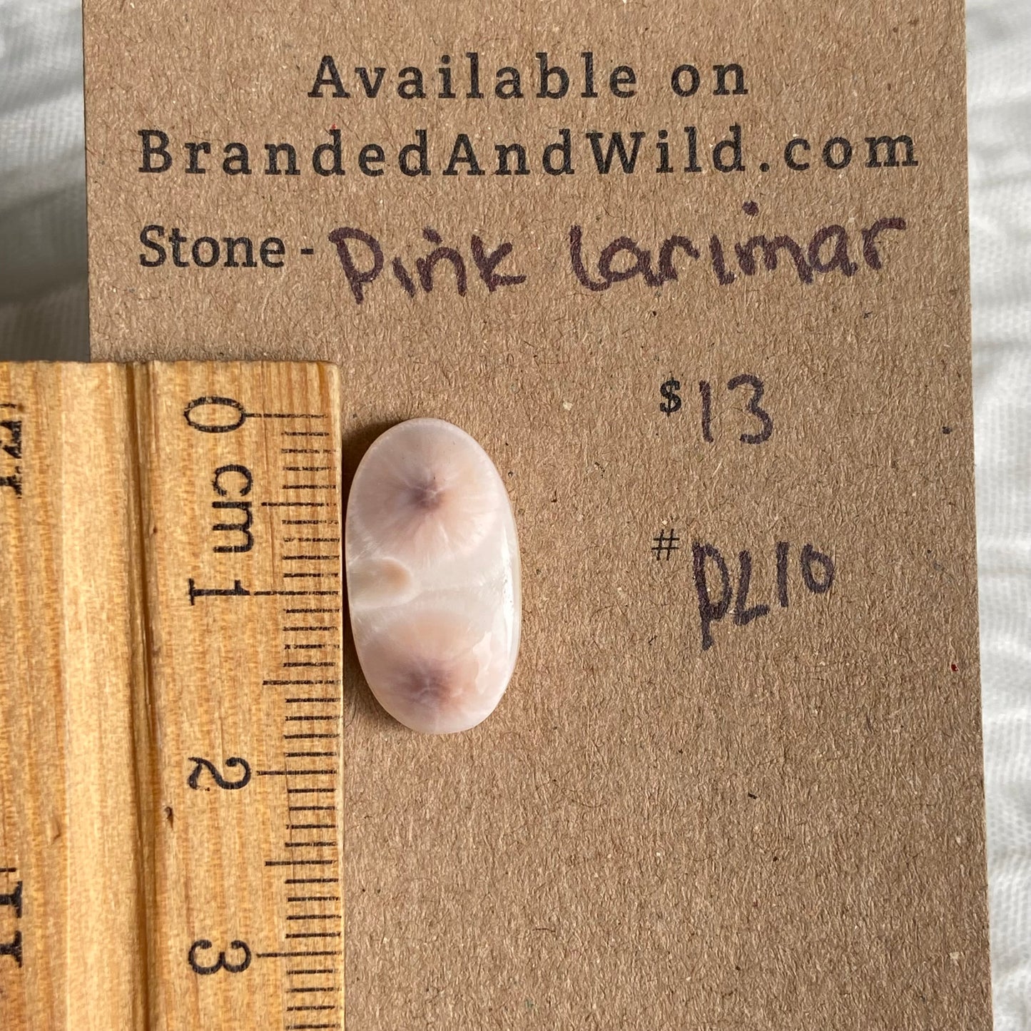 Pink Larimar Cabochon - PL10 D6C10DD0-2510-4111-ADCE-0EADA81F3EAC Brandedandwild.com
