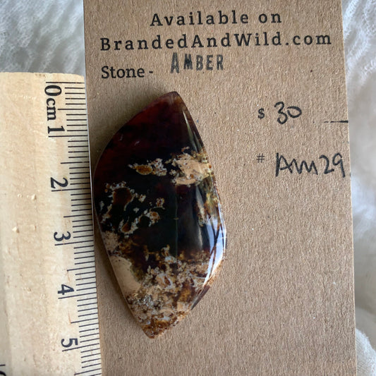 Amber Cabochon AM29