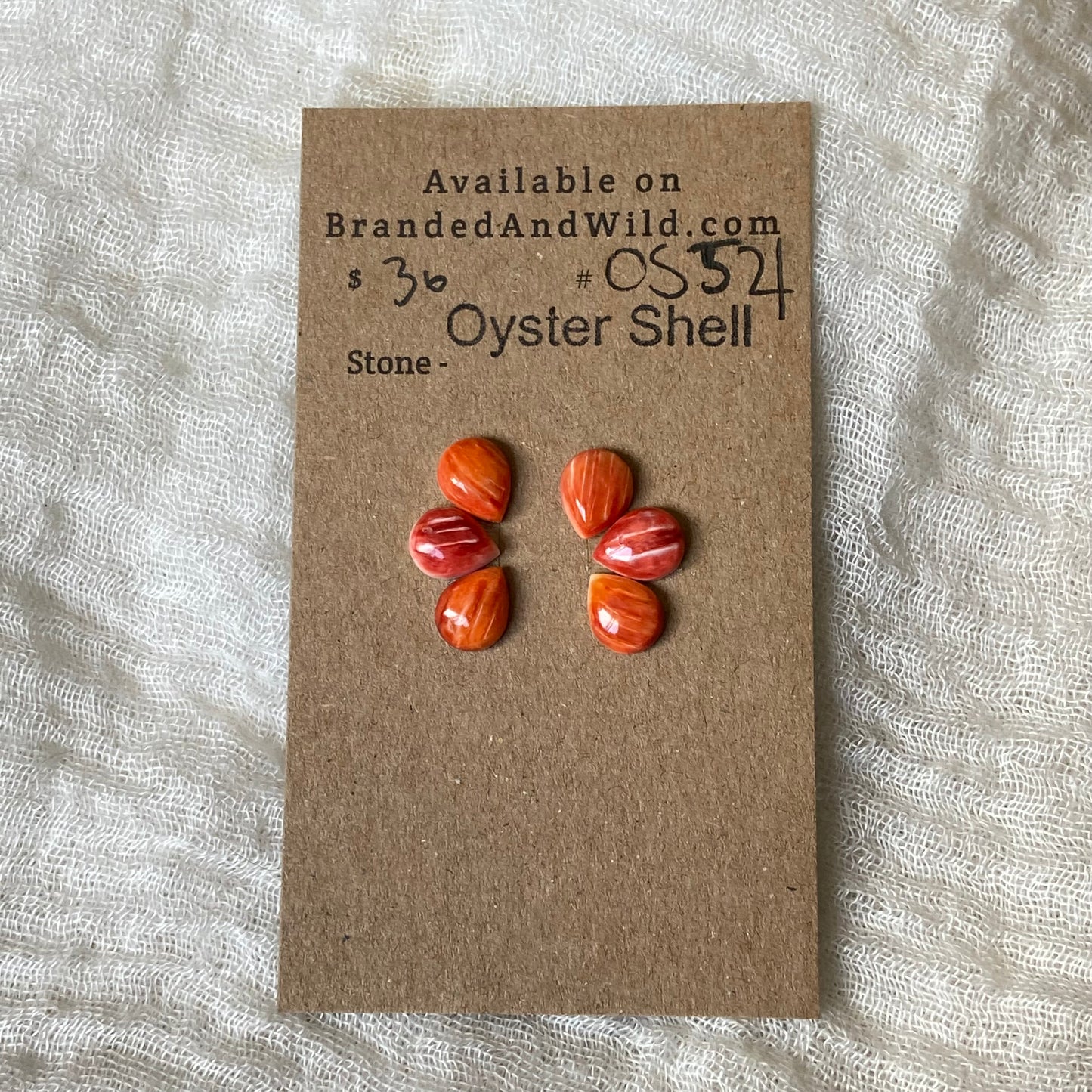 Oystershell Cabochon - OS54 D6D5D2FA-0C63-4ACC-B930-E2941C59C2D0 Brandedandwild.com