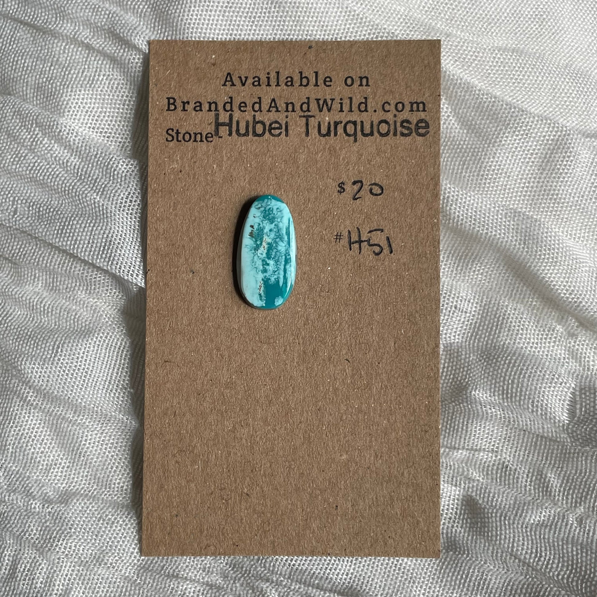 Hubei Turquoise Cabochon - H51 D6F273D8-CB5C-4751-BC02-5CCF5BC57864 Brandedandwild.com