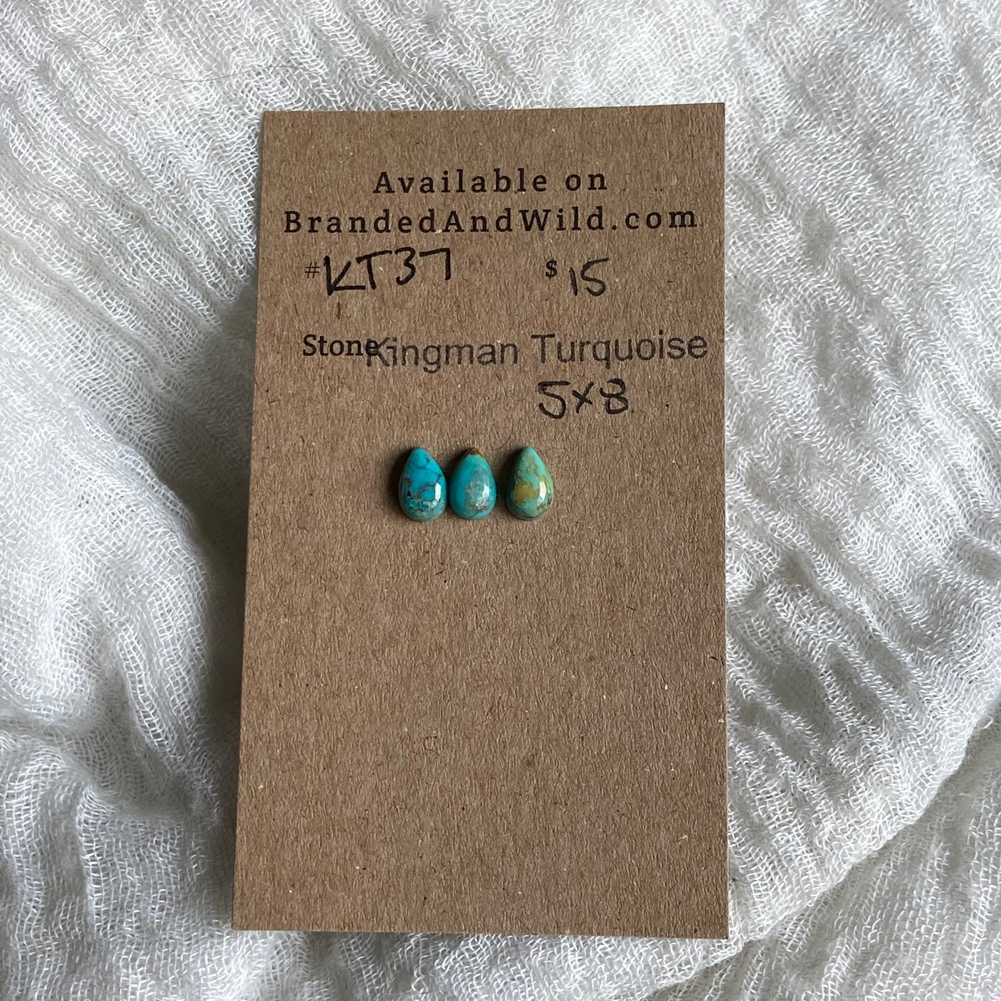 Kingman Turquoise Cabochon - KT37