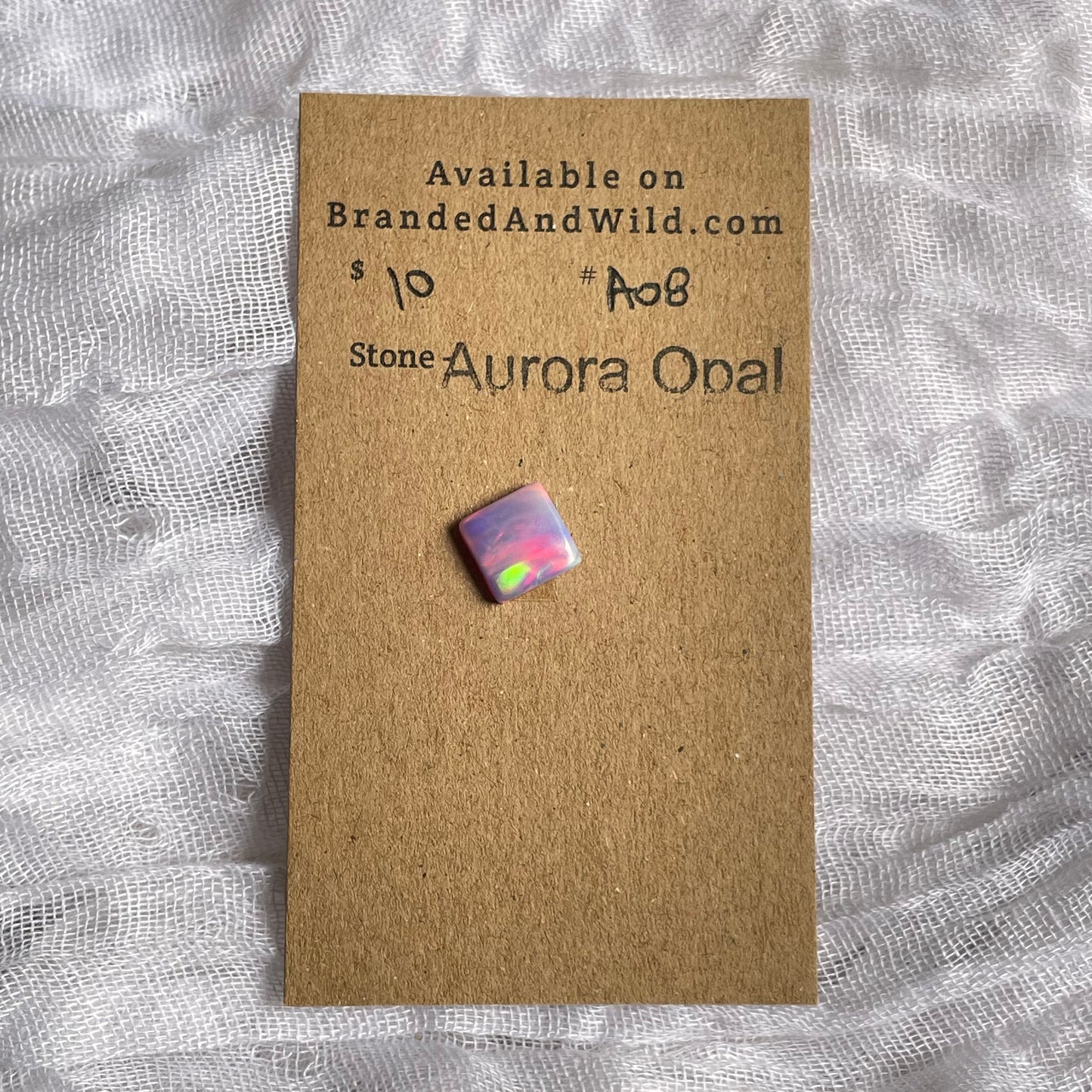 Aurora Opal Cabochon - A08 D6FB4C81-ECAA-4578-B23A-4A699F74D279 Brandedandwild.com