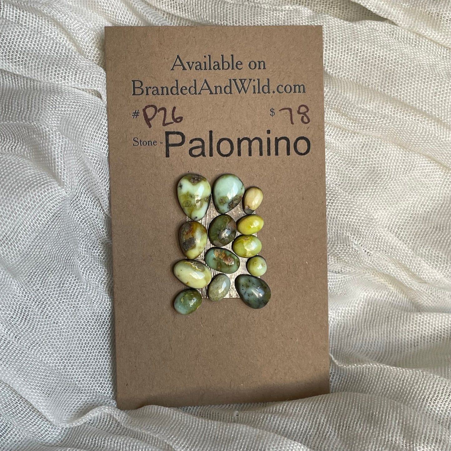 Palomino Cabochon - P26 D6FD404E-080E-4224-84EE-F469E7D8B233 Brandedandwild.com
