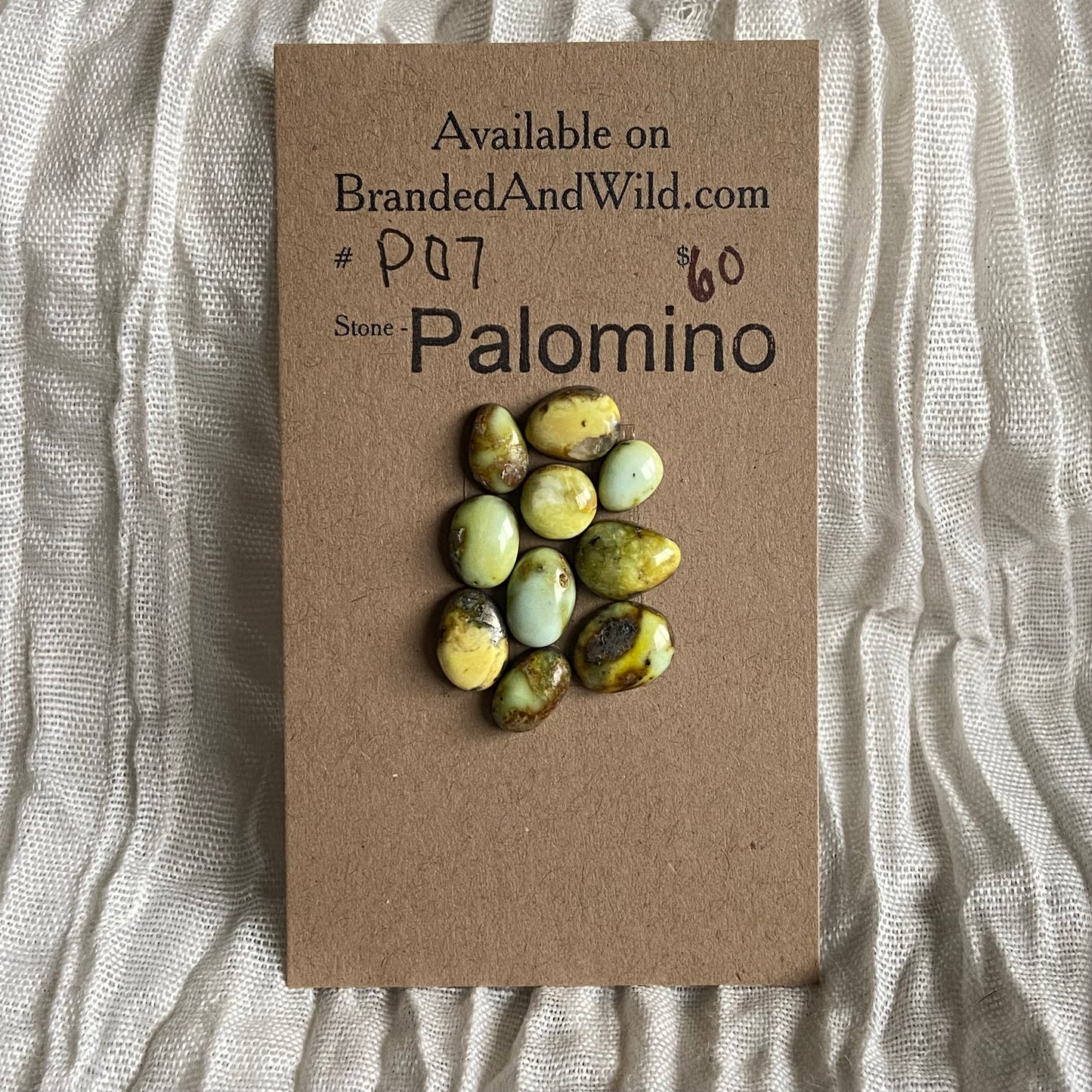 Palomino Cabochon - P07 D7096EFD-5065-45BB-B0F9-513DD35BEB6B Brandedandwild.com