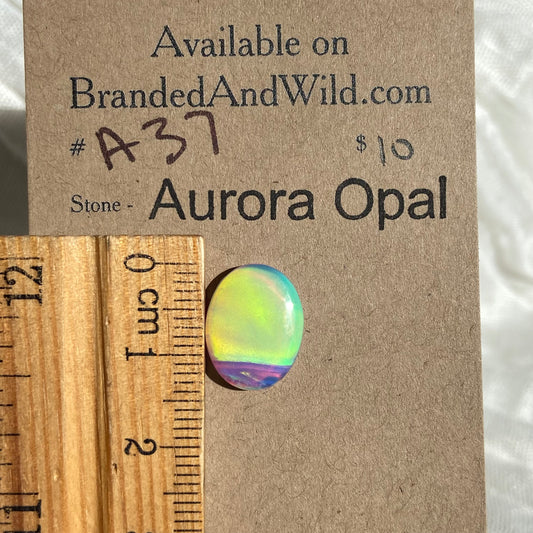 Aurora Opal Cabochon - A37 D7466915-FE64-4A79-8313-D91805505DF6 Brandedandwild.com