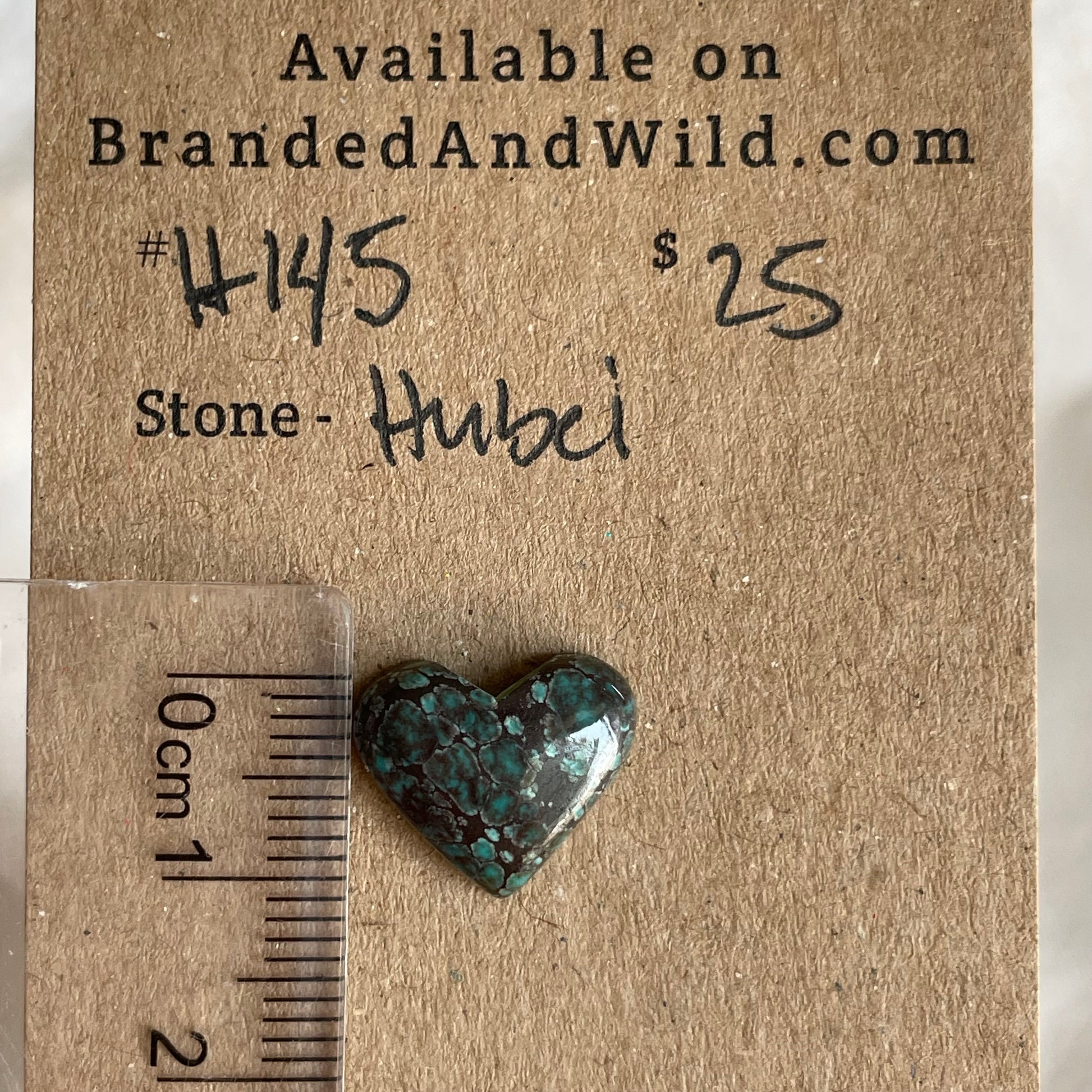 Hubei Turquoise Cabochon - H145 D74F717F-2016-4FD8-9ADD-EC64B3FBCB89 Brandedandwild.com