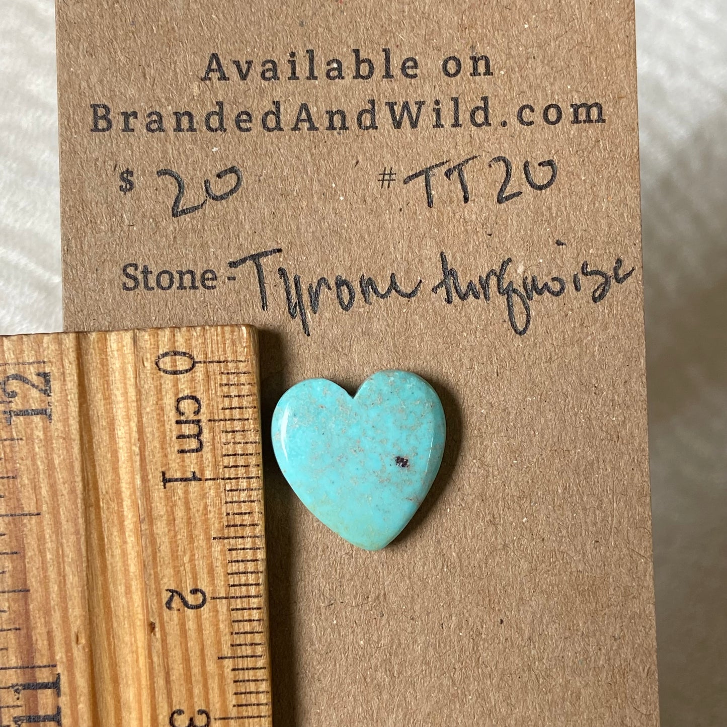 Tyrone Turquoise Cabochon - TT20 D766C2F4-C4A9-4309-B27F-372FE865E021 Brandedandwild.com