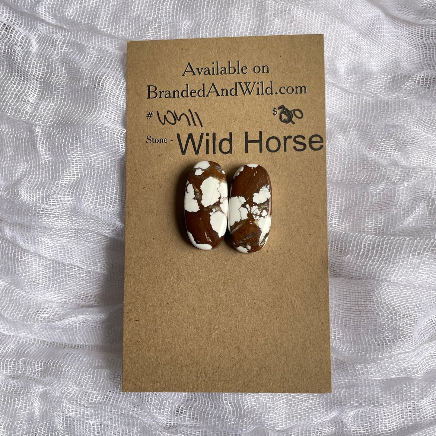 Wild Horse Cabochon - WH11 D77B7EA4-7D4E-4B25-B292-5EAB64D0D852 Brandedandwild.com