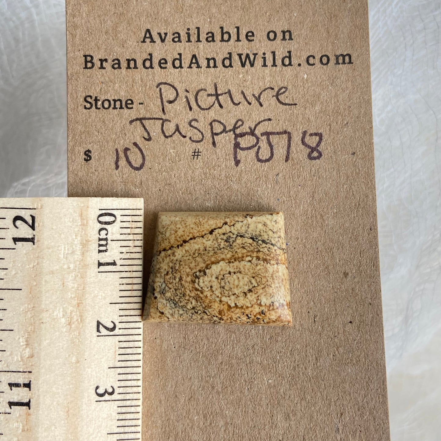 Picture Jasper Cabochon - PJ18