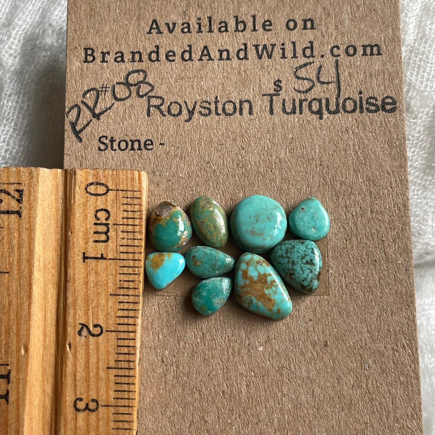 Royston Turquoise cabochon - RR08 D7932202-0A1A-4A9A-87A3-084BE249C523 Brandedandwild.com