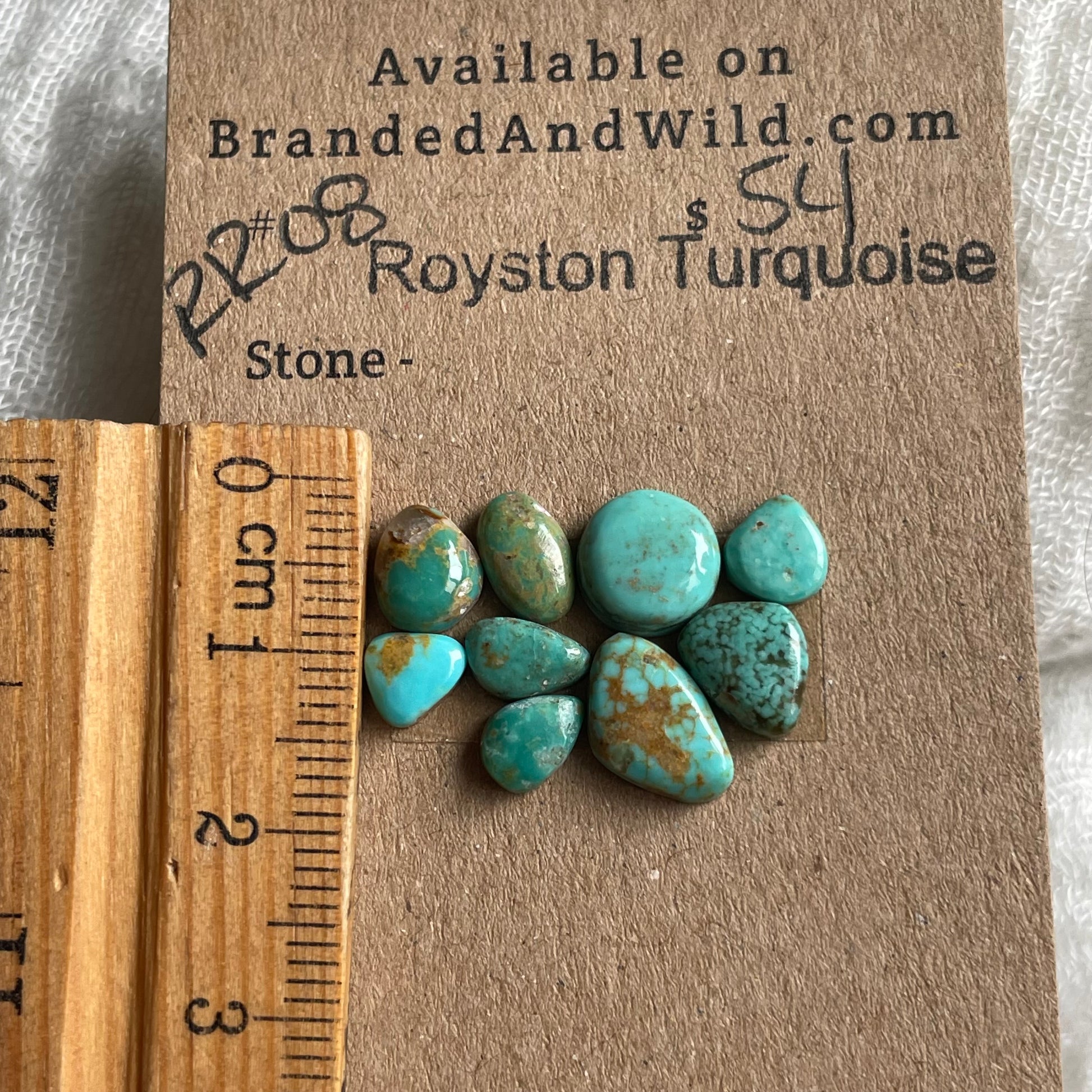 Royston Turquoise cabochon - RR08 D7932202-0A1A-4A9A-87A3-084BE249C523 Brandedandwild.com