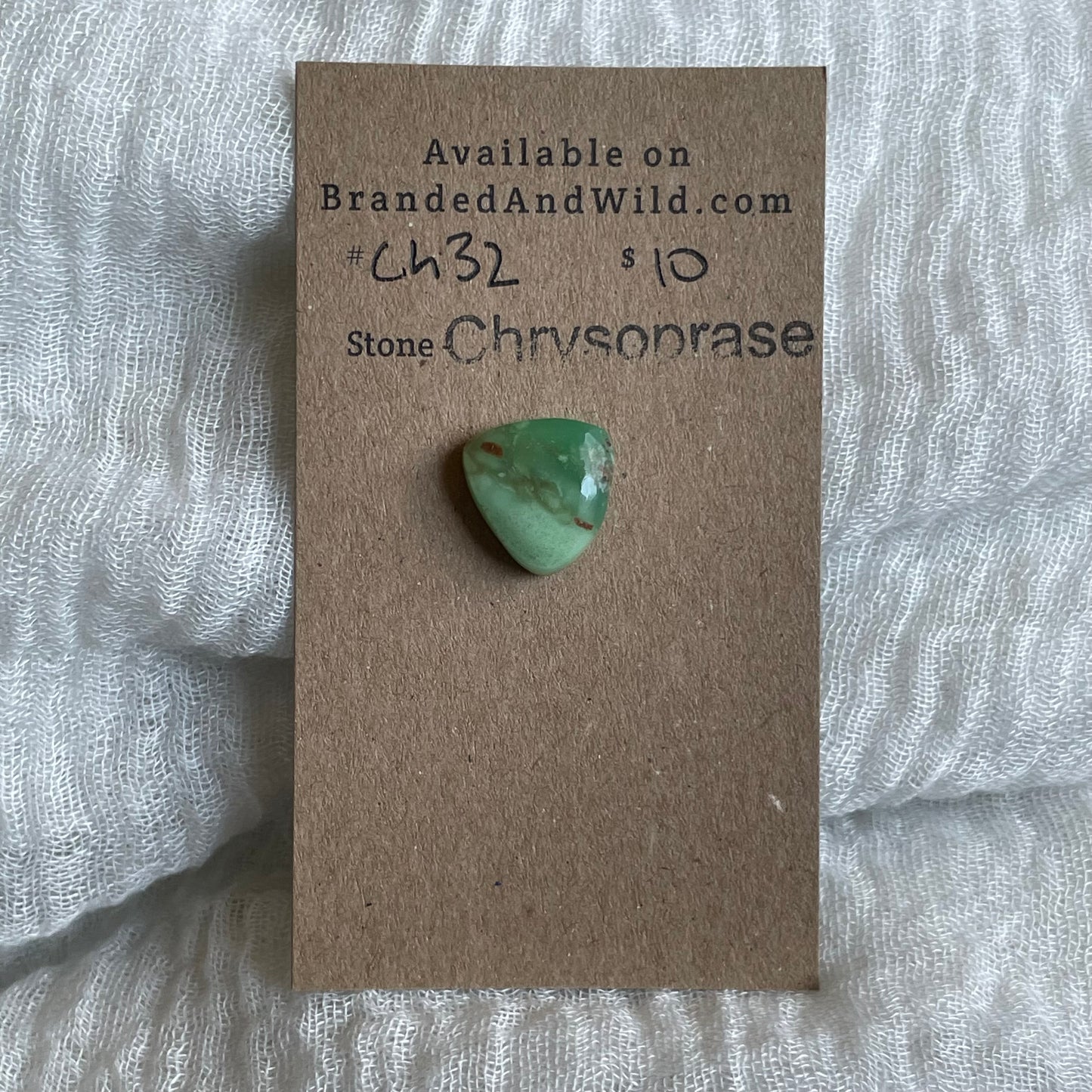 Chrysoprase Cabochon - Ch32