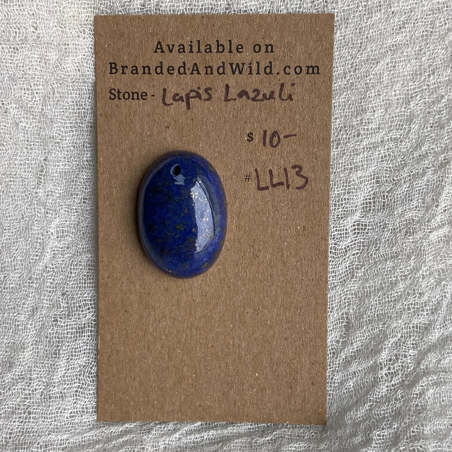 Lapis Lazuli Cabochon -Drilled- LL13