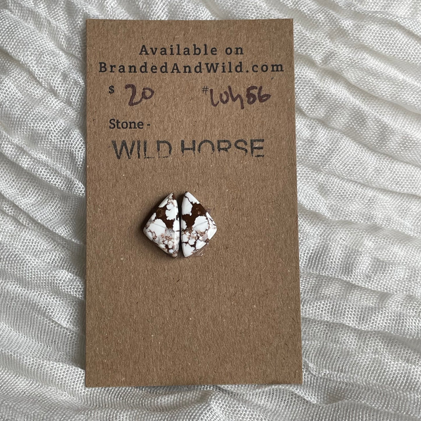 Wild Horse Cabochon - WH56 D7C67369-1633-42B0-BD14-9B479FB54F7B Brandedandwild.com