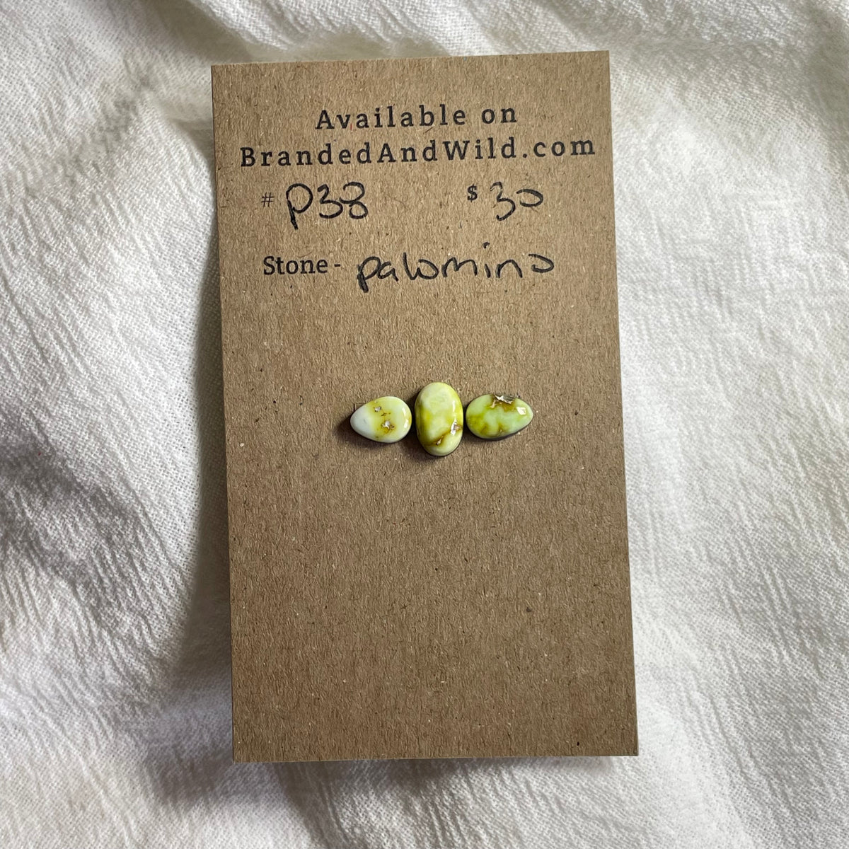 Palomino Cabochon - P38 D7C9D28F-AD82-406C-9387-74321DD33058 Brandedandwild.com