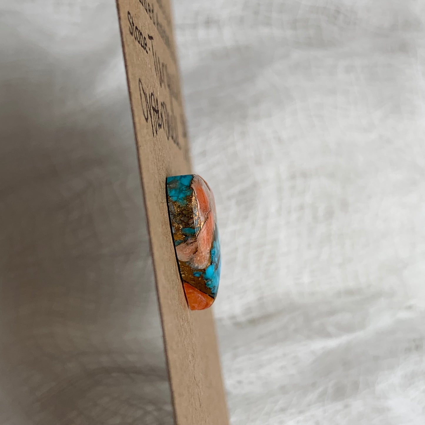 Turquoise, Oystershell, Copper Cabochon - TOC92