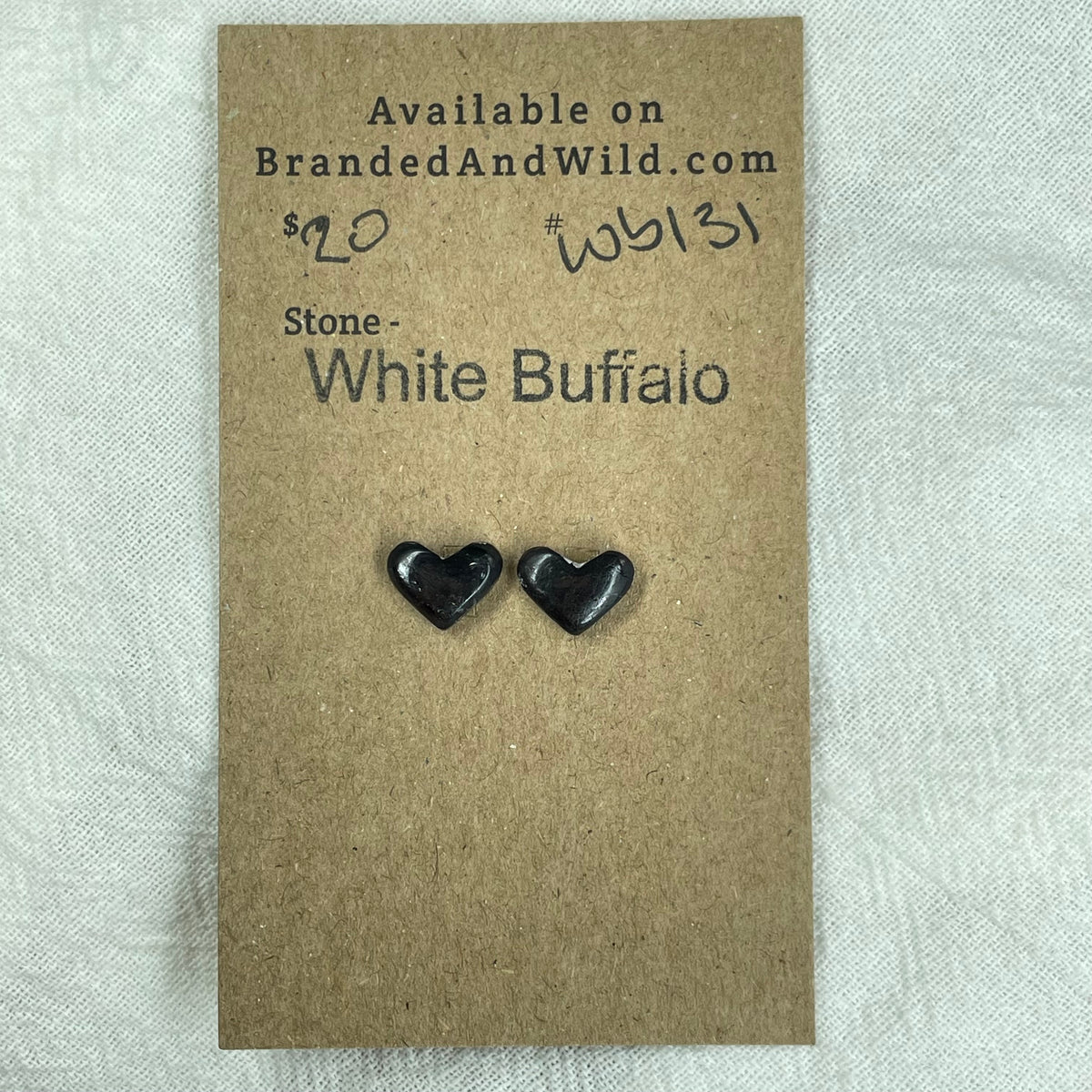 White Buffalo Cabochon - WB131 D7ED677F-4C97-4CB7-979B-B1C5A0B53ABF Brandedandwild.com
