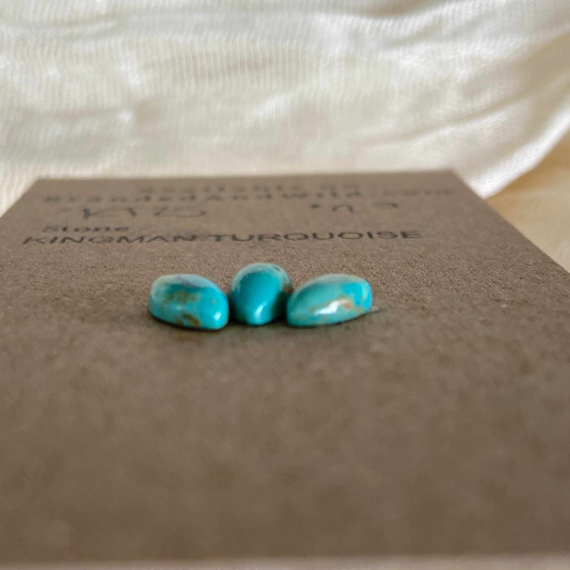 Kingman Turquoise Cabochon - KT25 D80B2E19-F250-4D4C-8947-2A5A79FCD4A7 Brandedandwild.com