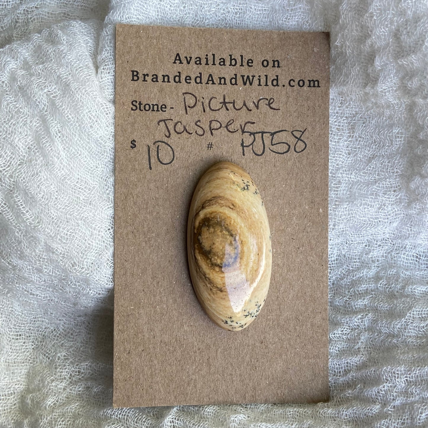 Picture Jasper Cabochon - PJ58