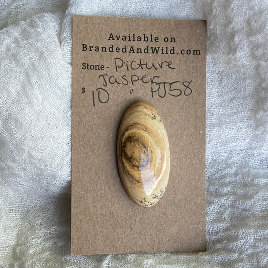 Picture Jasper Cabochon - PJ58
