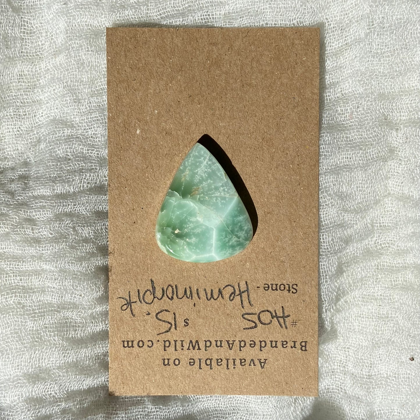 Hemimorite Cabochon - H05
