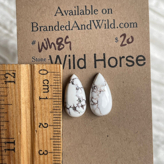 Wild Horse Cabochon - WH89 D82E6E3B-A5F5-4267-A84A-F28764609B7F Brandedandwild.com