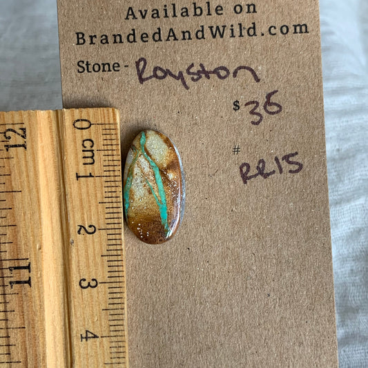 Royston Ribbon Turquoise Cabochon RR15
