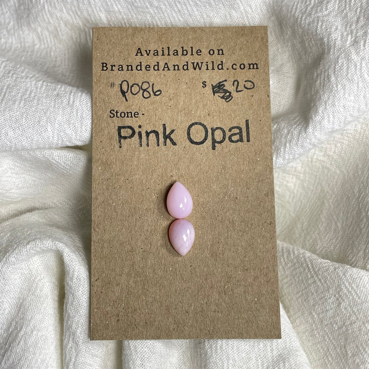 Pink Opal Cabochon - PO86 D886B003-8450-49FE-AFB3-FA6588C452AB Brandedandwild.com