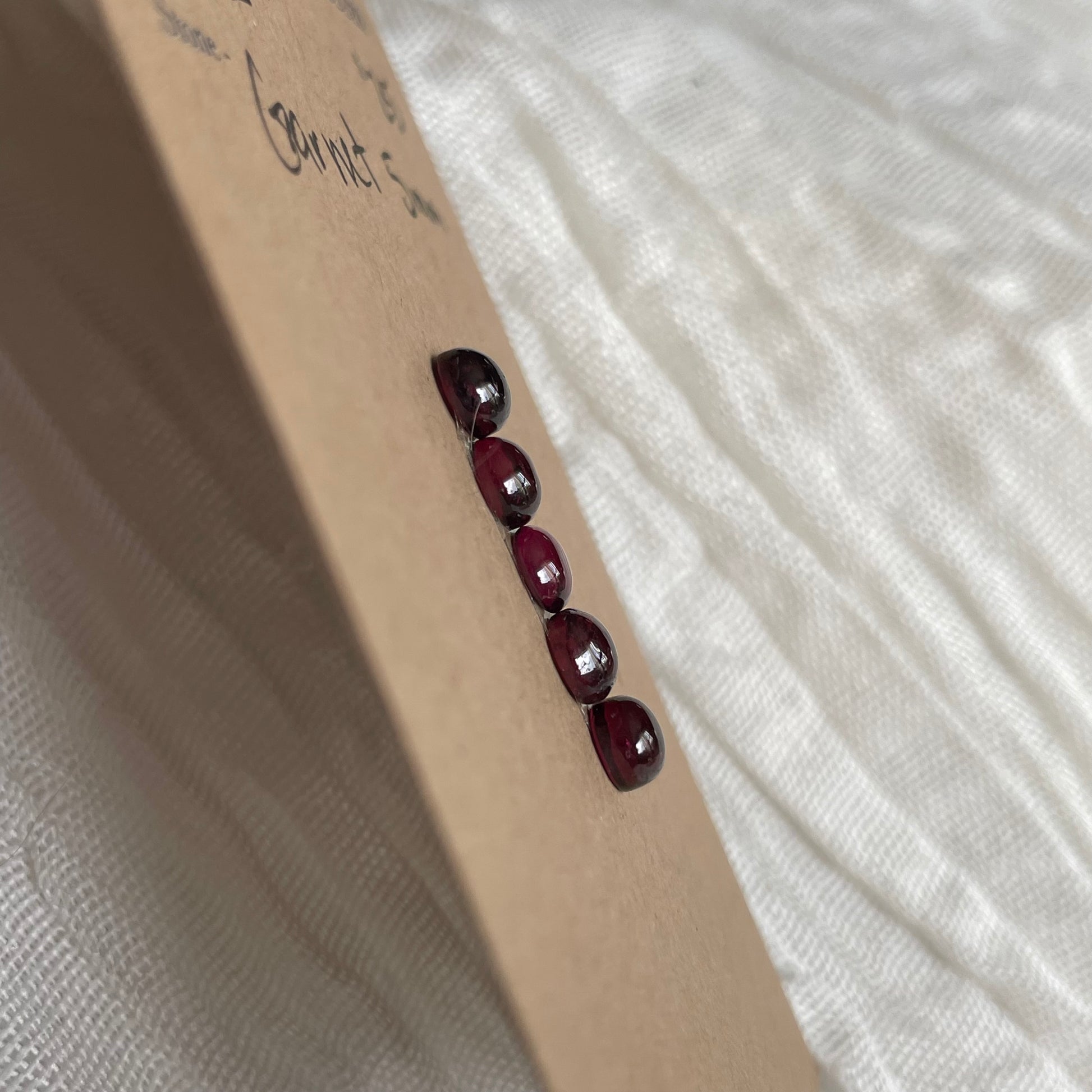 Garnet Cabochon - G52 D8916A27-C46A-4157-A436-9C732989306F Brandedandwild.com