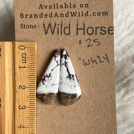 Wild Horse Cabochon - WH24 D8AB6F0E-3B12-4034-B4E6-1B3ACC43058E Brandedandwild.com