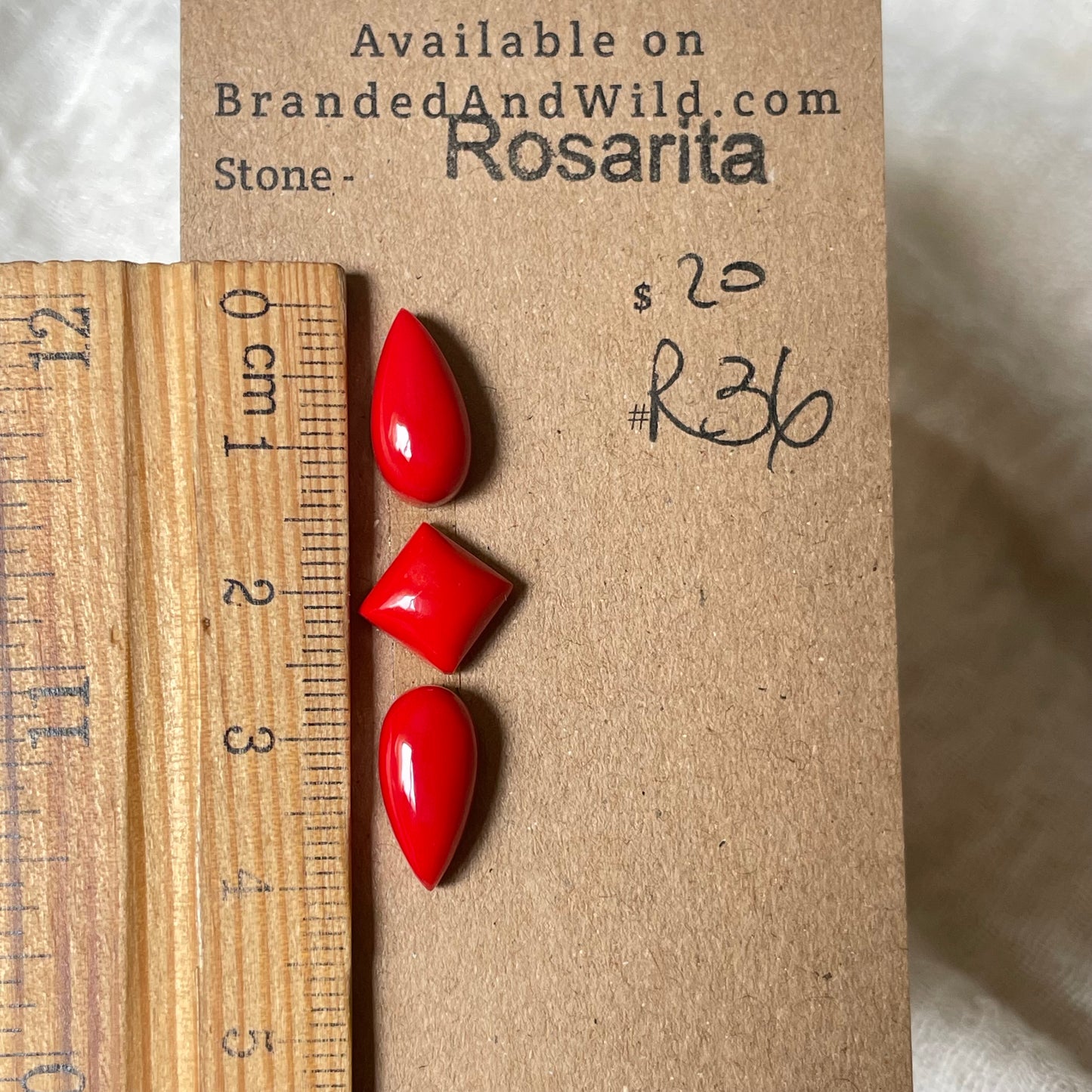 Rosarita - Cabochon - R36 D8AC6D2E-4209-41F0-809A-492F98F1DD97 Brandedandwild.com