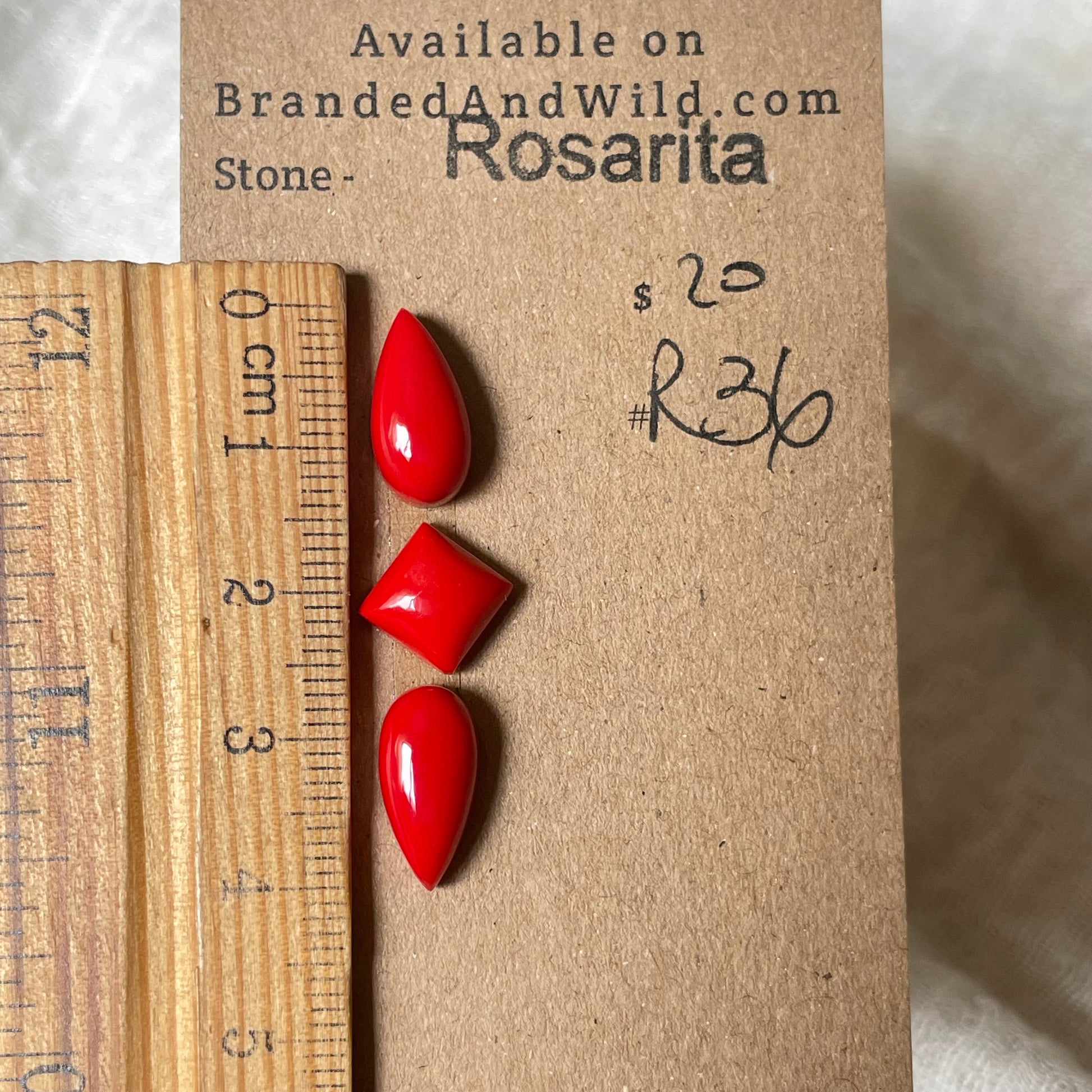 Rosarita - Cabochon - R36 D8AC6D2E-4209-41F0-809A-492F98F1DD97 Brandedandwild.com