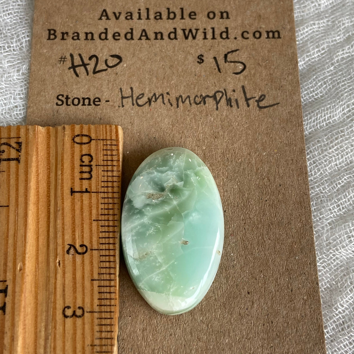 Hemimorite Cabochon - H20