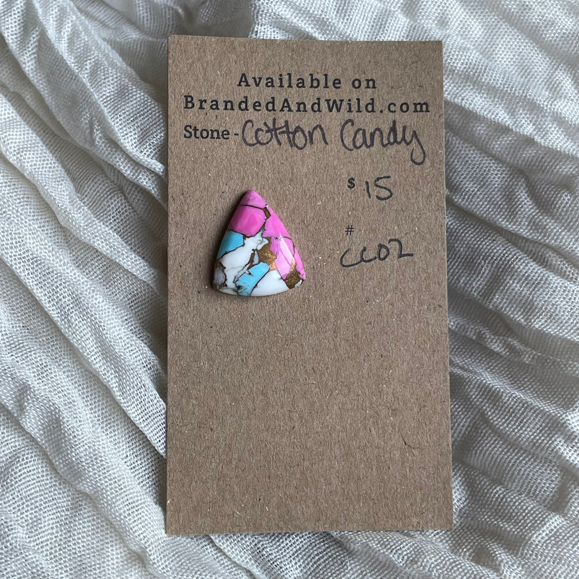 Cotton Candy Cabochon - CC02 D9543A38-22DD-4D3B-94C7-110965E52707 Brandedandwild.com