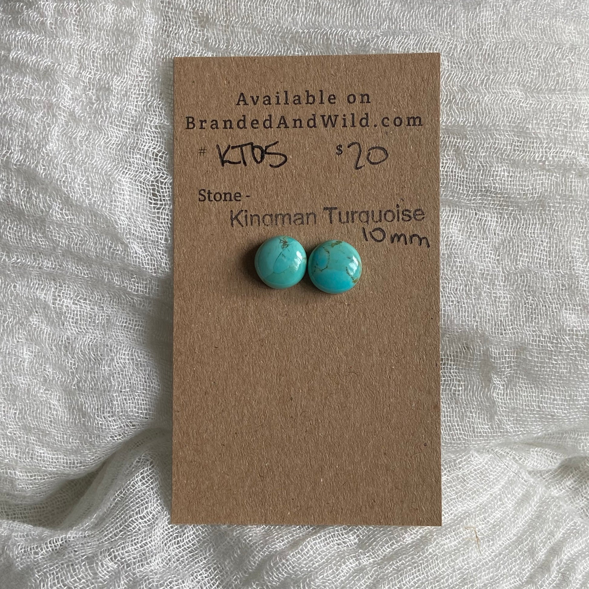 Kingman Turquoise Cabochon - KT05 D96D9987-0F74-4566-8549-861ADB1AAC9D Brandedandwild.com