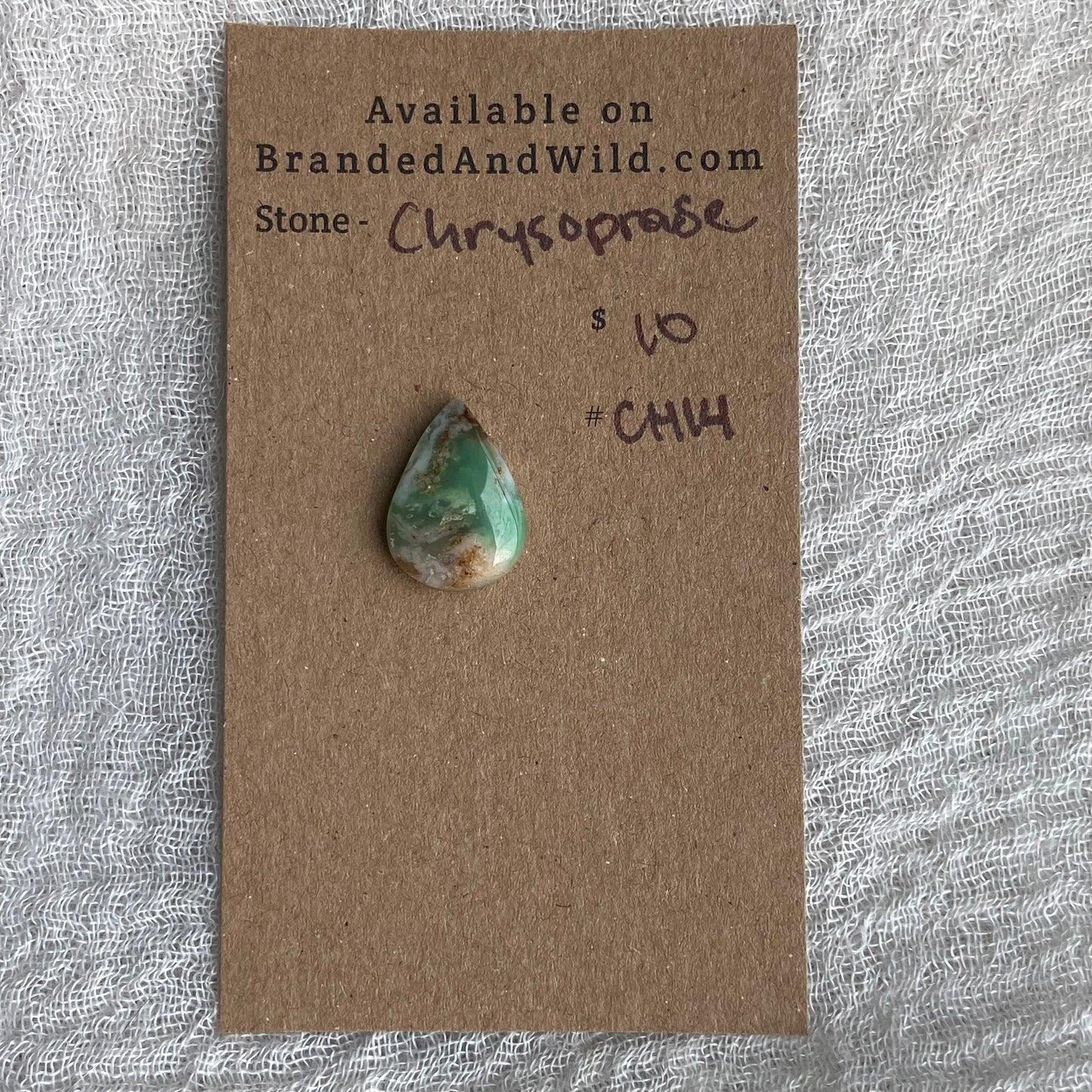 Chrysoprase Cabochon - Ch14