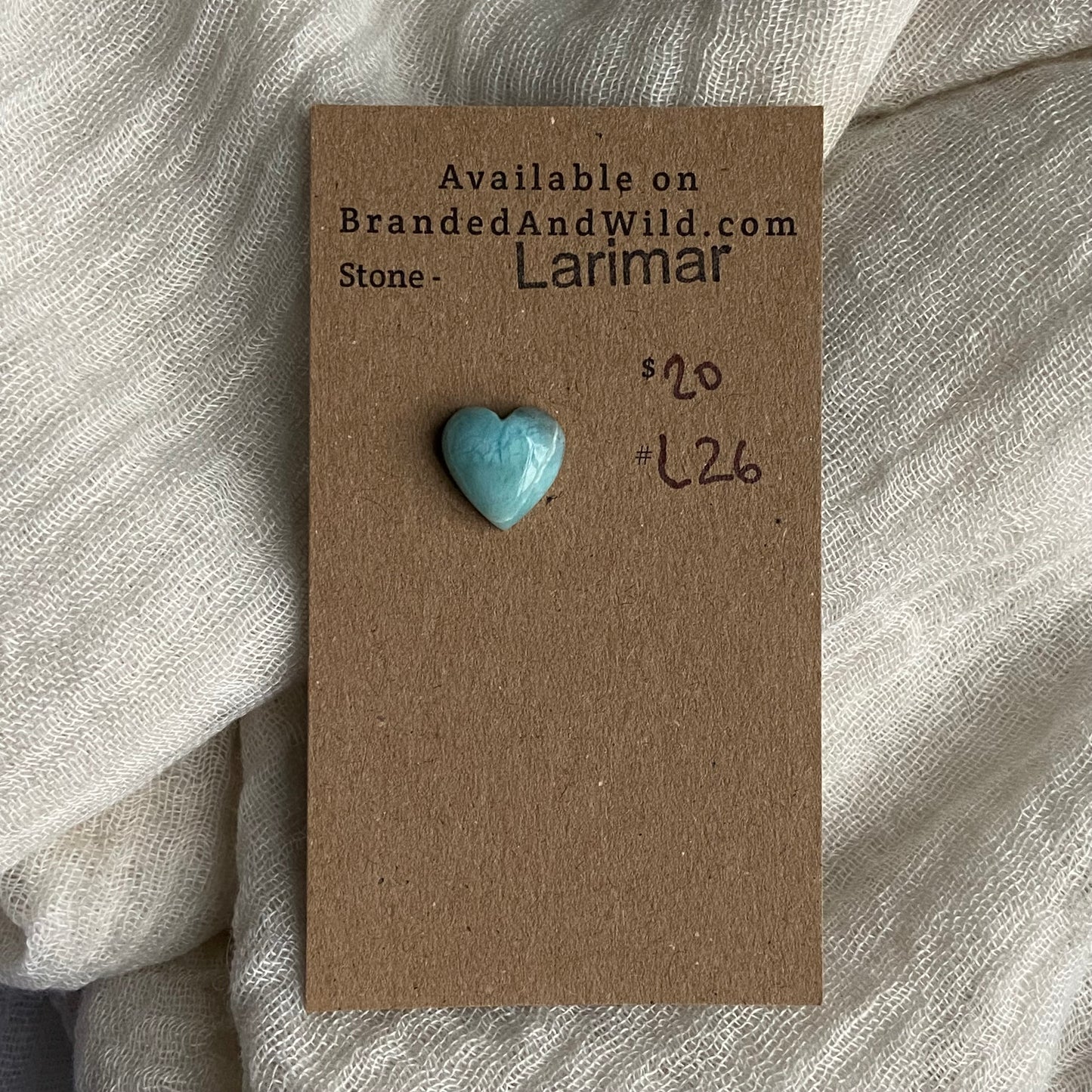 Larimar Cabochon - L26