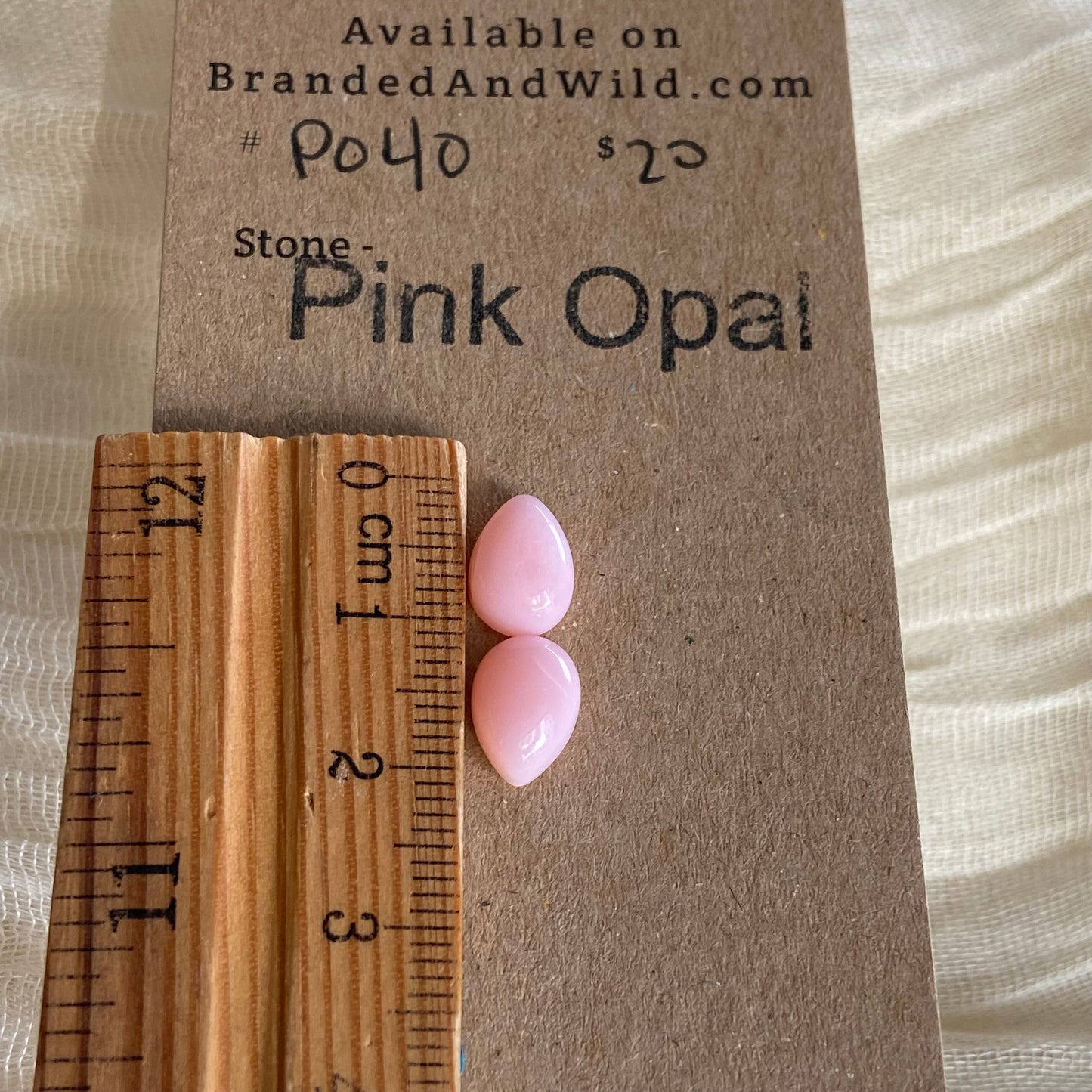 Pink Opal Cabochon - P040