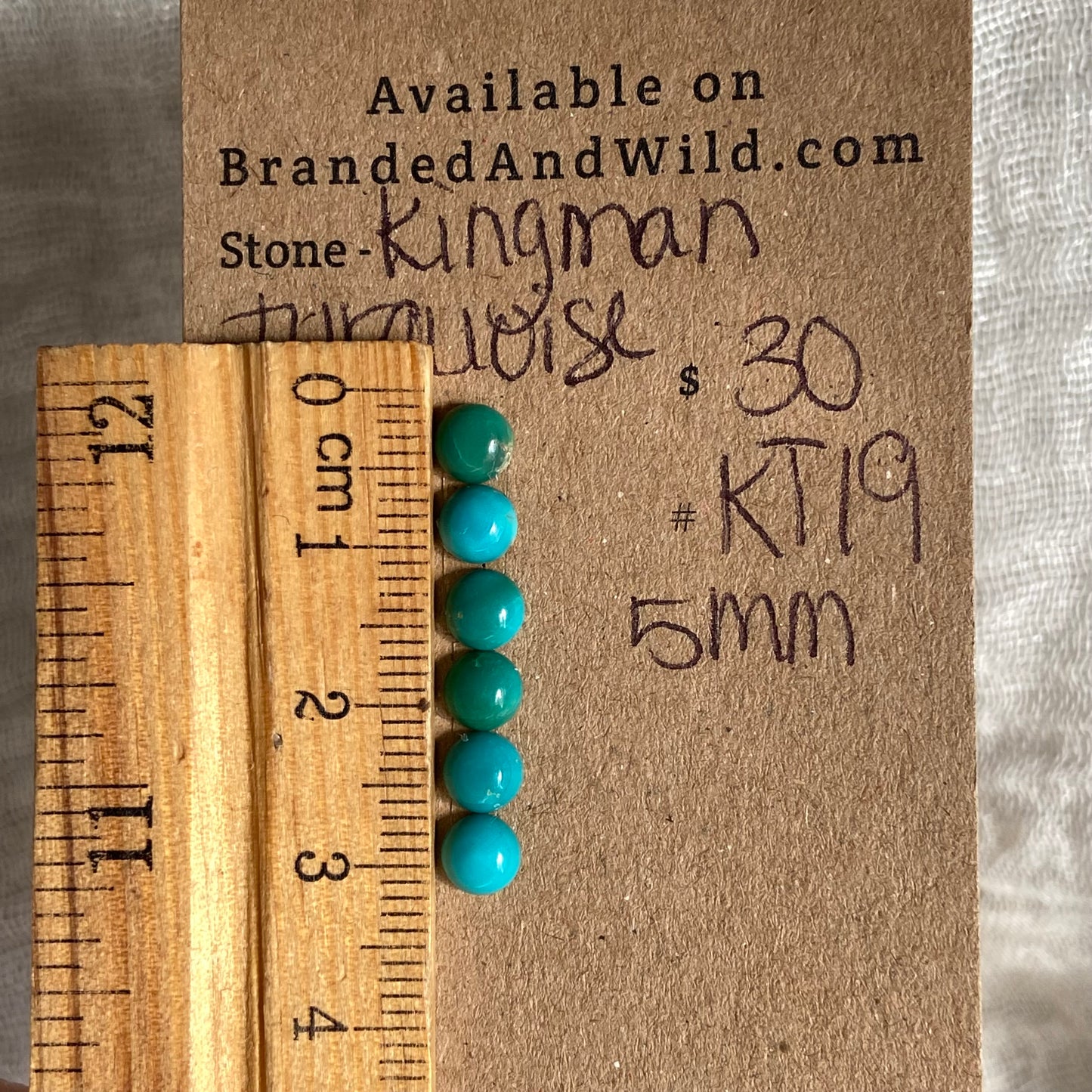 Kingman Turquoise Cabochon - KT19
