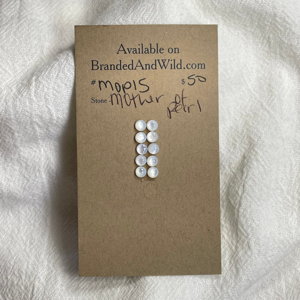 Mother of pearl cabochon - MP15
