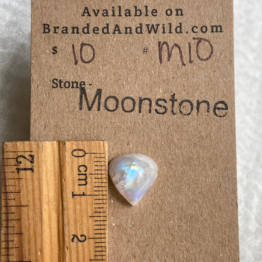 Moonstone Cabochon - M10 D9ED3ABF-228C-4A55-84D3-925A70FE6825 Brandedandwild.com