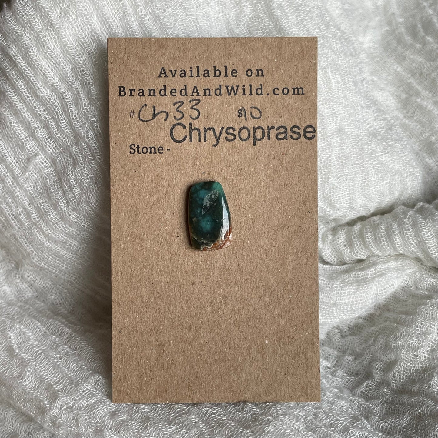Chrysoprase Cabochon - Ch33