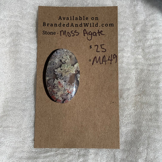 Moss Agate Cabochon- MA49