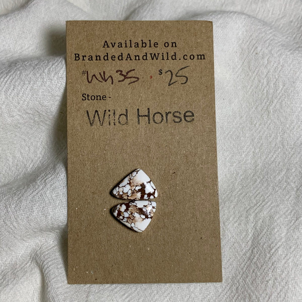 Wild Horse Cabochon - WH35 DA0E6B8A-29D7-4F1B-9AEB-C987C1A02230 Brandedandwild.com