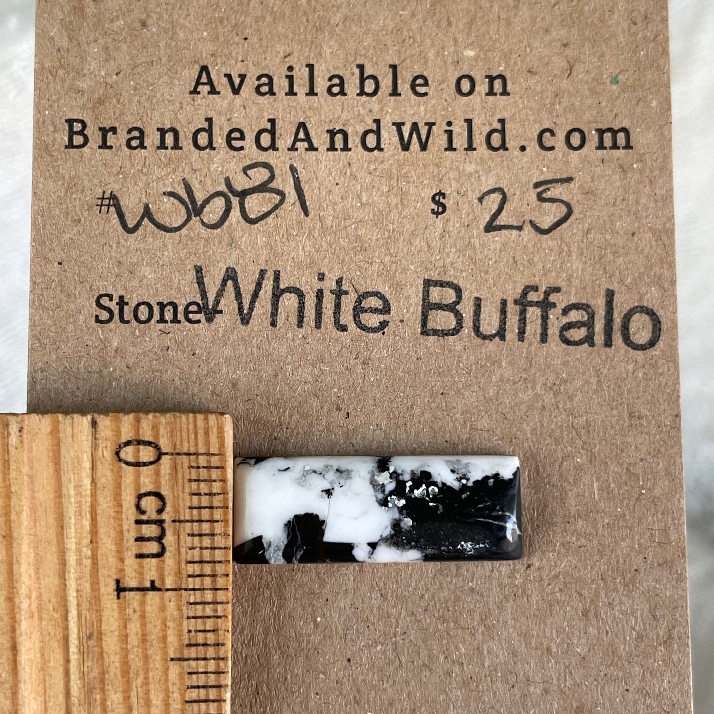 White Buffalo Cabochon - WB81