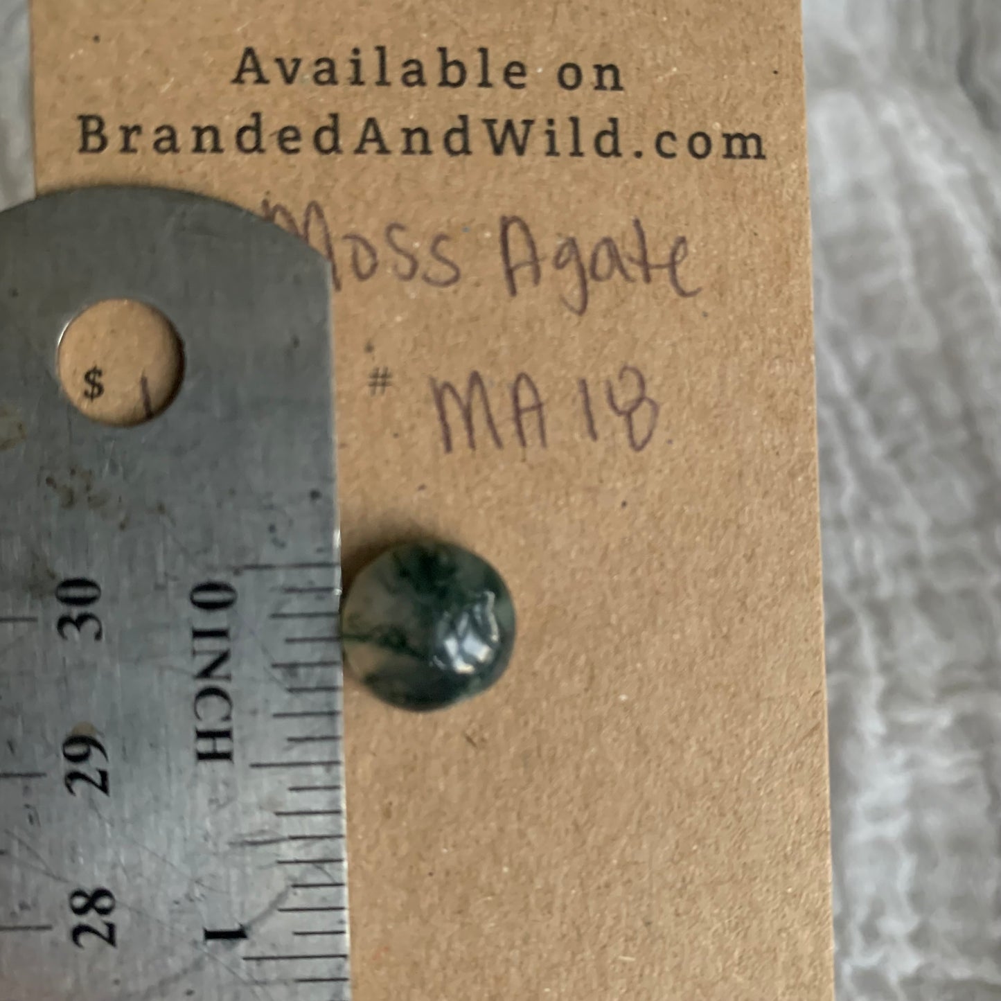 Moss Agate Cabochon- MA18