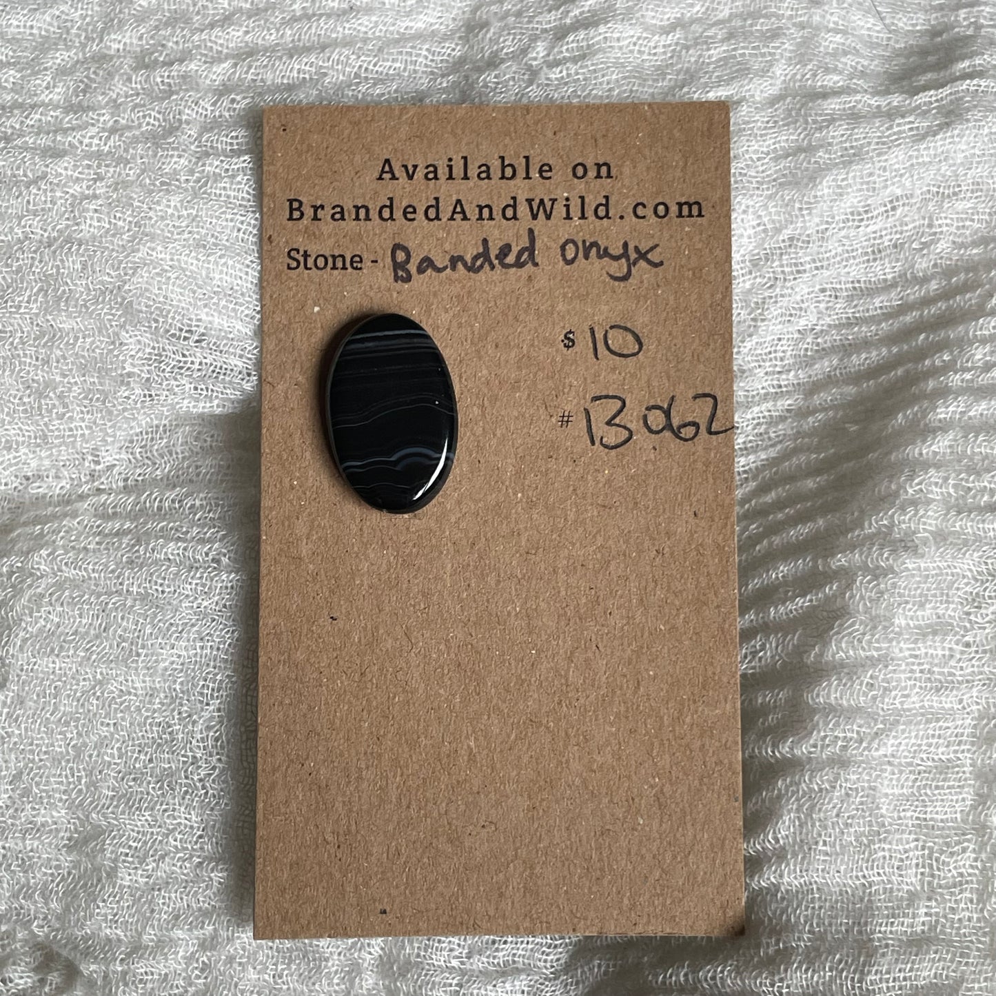 Black Onyx - Cabochon - BO62