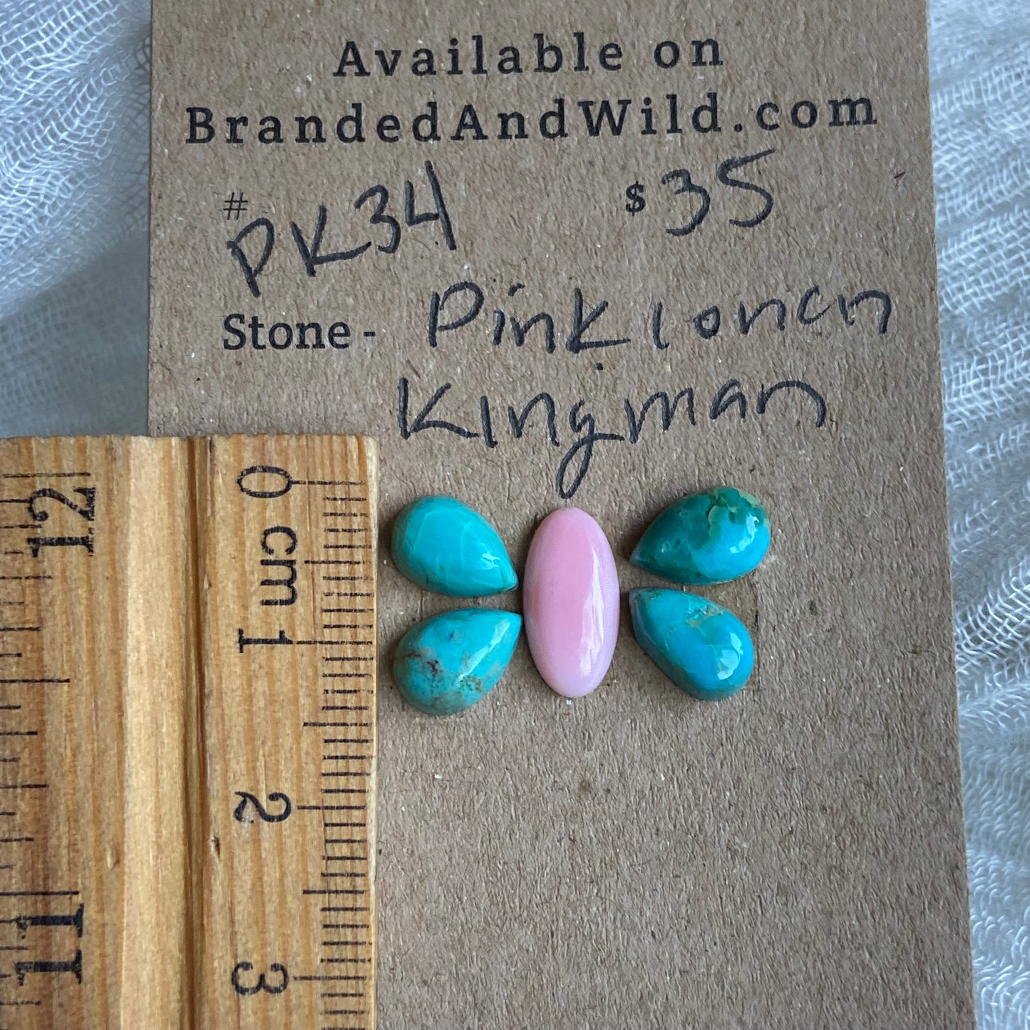 Pink Conch / Oyster Shell Cabochon - PK34