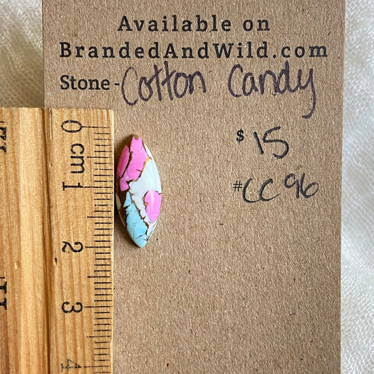 Cotton Candy Cabochon - CC96 DB00C837-7066-47BD-90BD-197239FBEF97 Brandedandwild.com