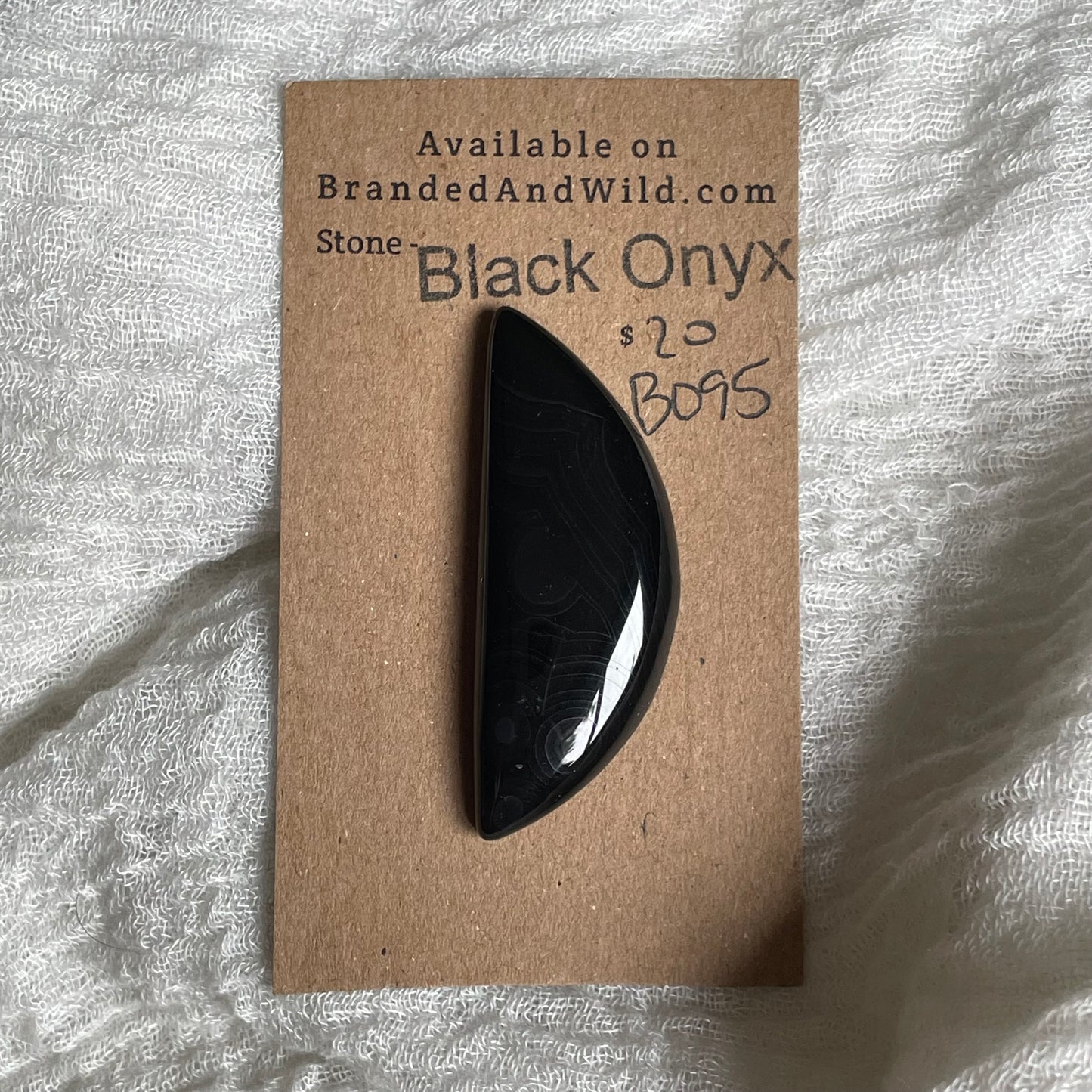 Black Onyx - Cabochon - BO95